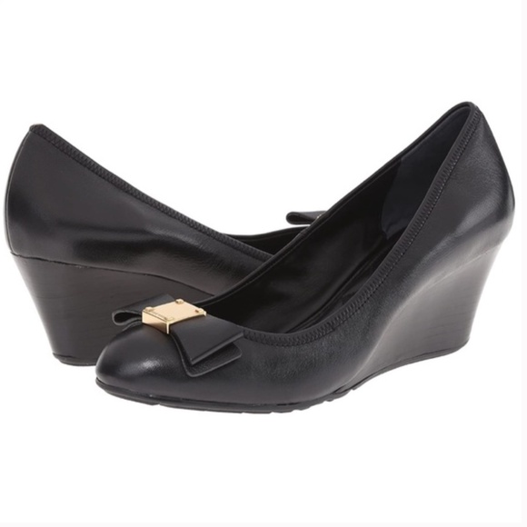 cole haan tali soft bow wedge